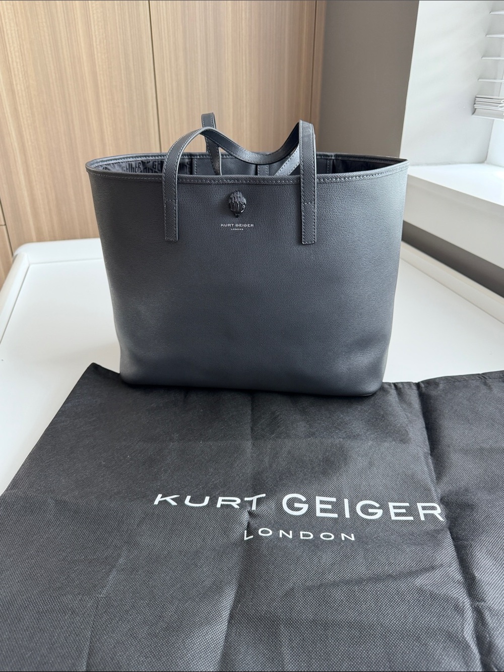 Kurt Geiger Black Leather Tote